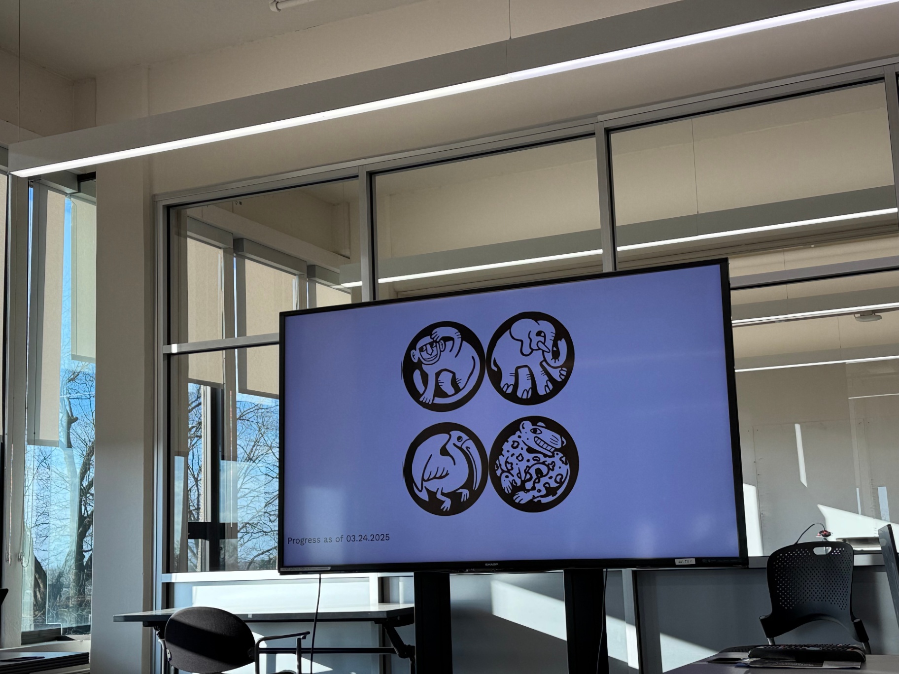 Animal medallion icon system explored by Kent State