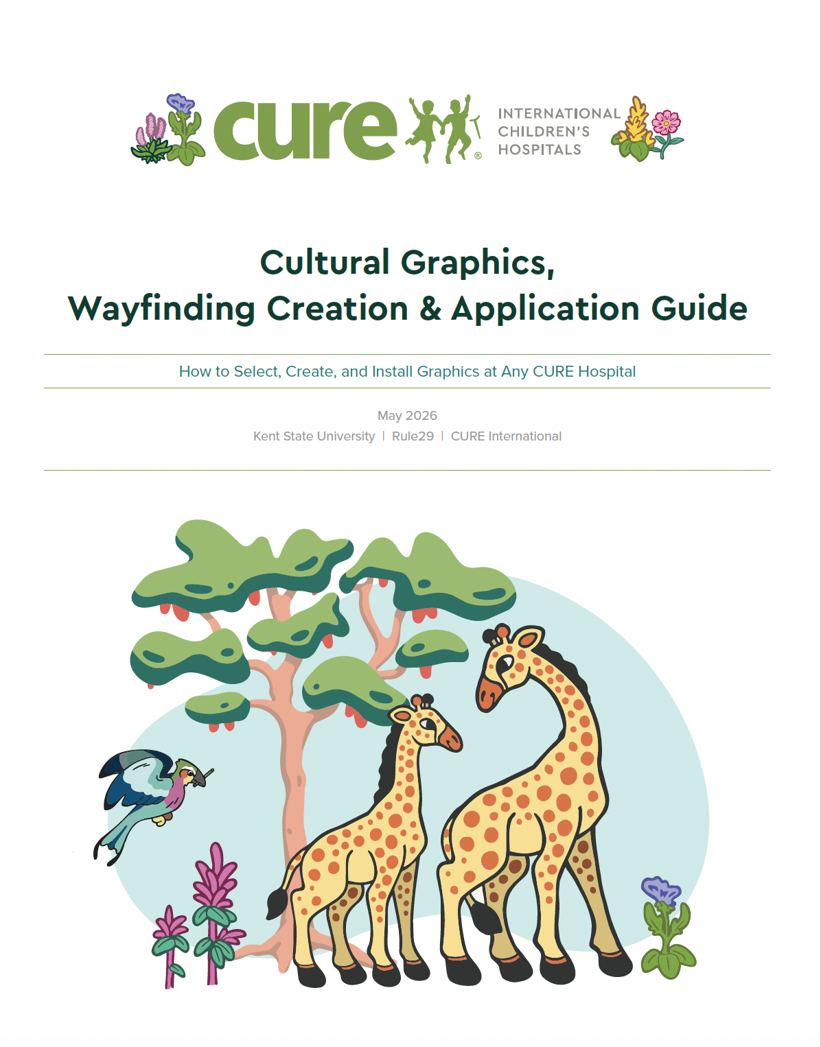 Cultural Graphics, Wayfinding Creation & Application Guide cover, May 2026