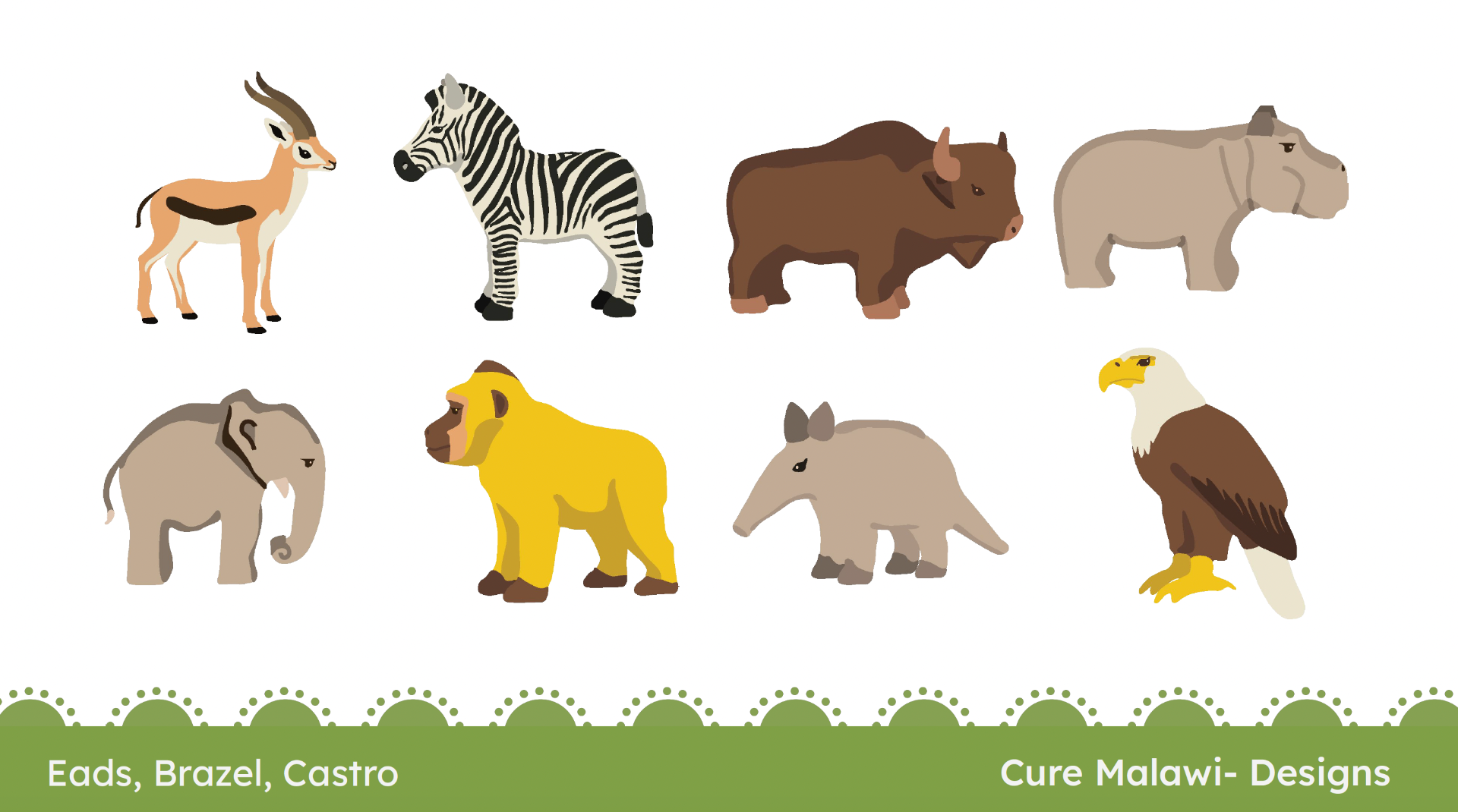 Bradley animal illustration designs